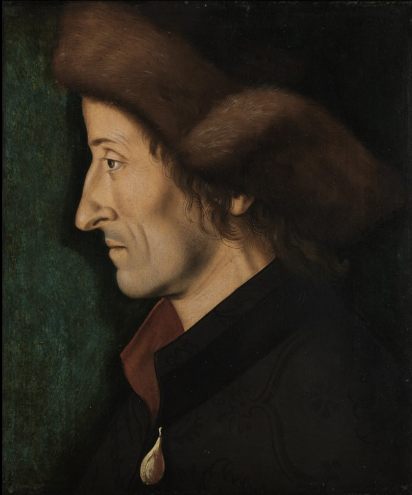 Hans Burgkmair der Ältere: Porträt von Sebastian Brant (um 1508). Karlsruhe, Kunsthalle, Inventarnr. 953. Quelle: WikiCommons